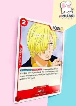 One Piece Card Game - Sanji Op01-013 R Englisch Karte TCG Anime Manga - Image 2