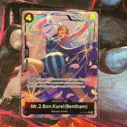 Bandai One Piece Mr.2.Bon.Kurei OP14-091 Holo Character 5000 Card - Image 1