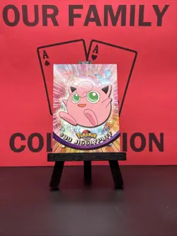 Jigglypuff #39 Pokemon Card Blue Logo Topps TV Animation Edition 1999 NM - Image 1