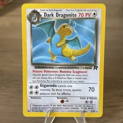 Pokemon Dark Dragonite TCG Card 22/82 Non-Holo - NM! - Rare Vintage - Italian - Image 1