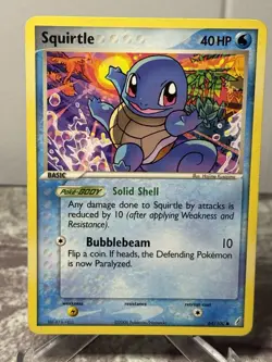 Squirtle 64/100 2006 EX Crystal Guardians Pokemon Card TCG Common - NM - Image 1