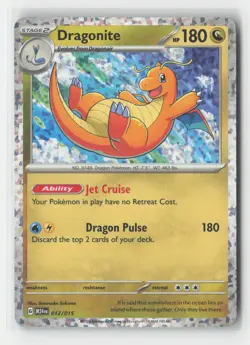 Dragonite Promo McDonald's Promos 2024 012/015 LP Pokemon Card Holo - Image 1