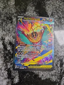 Pokemon Mega Hawlucha EX Full Art Holo Card 283/217 Mega Evolution ASC English - Image 3