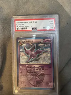 Espeon Plasma Freeze 2013 Pokemon TCG Card #48/116 PSA 7 - Image 1