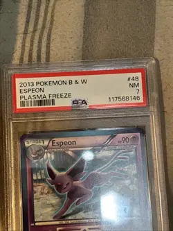 Espeon Plasma Freeze 2013 Pokemon TCG Card #48/116 PSA 7 - Image 5