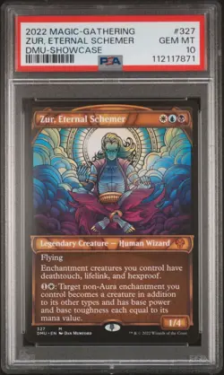 MTG Zur, Eternal Schemer Showcase Dominaria United #327 PSA 10 Gem Mint Pop 1 - Image 1