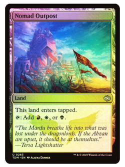 Nomad Outpost - Foil Tarkir: Dragonstorm MTG - Image 1
