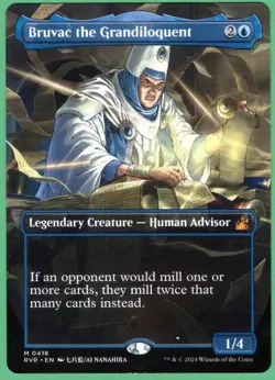 MTG Bruvac the Grandiloquent Anime (Ravnica Remastered) 0418 - Image 1