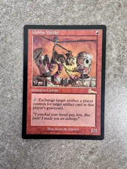 MTG Magic the Gathering - Urza's Legacy Goblin Welder - Never played NM - Image 1
