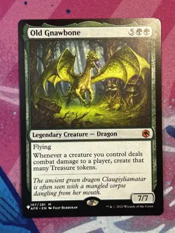1x MTG Old Gnawbone - Adventures in the Forgotten Realms (AFR) #197 - Magic - Image 1