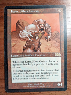 1x Karn, Silver Golem - MP - Urza's Saga - SPARROW MAGIC mtg - Image 1