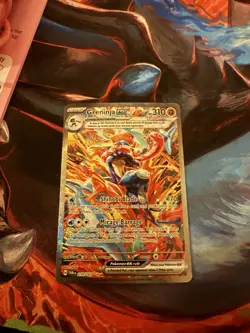 Pokemon TCG Twilight Masquerade Greninja EX Special Illustration Card 214/167 - Image 5