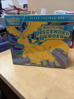 Pokemon Mega Evolution Ascended Heroes Elite Trainer Box Sealed New ships ASAP - Image 1