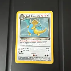 Dark Dragonite Pokemon TCG 5/82 Team Rocket 2000 Near Mint Holo Rare - Image 1