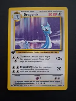 (1)German Pokemon Dragonair(Dragonir) 1st Edition Base Set NM Multiple Available - Image 1