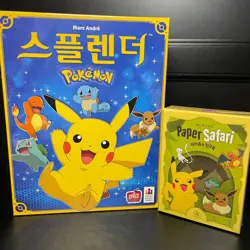 Splendor Pokemon+Paper Sapari Pikachu&Friends Board Game Korean Ver NEW - Image 1