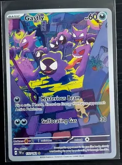 Pokemon TCG Gastly Scarlet & Violet Temporal Forces 177/162 IR NM/MT - Image 1