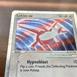 Pokemon TCG Latias ex EX Dragon Holo Rare 93/97 2003 90HP Damaged - Image 3