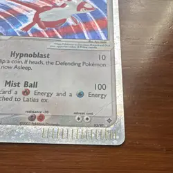 Pokemon TCG Latias ex EX Dragon Holo Rare 93/97 2003 90HP Damaged - Image 4