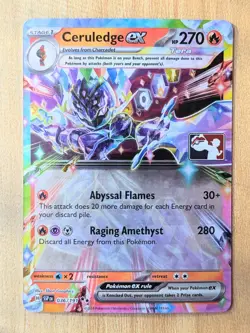 Ceruledge ex 036/191 NM STAMPED Prize Pack Series 7 [Play! Pokemon, Surging SSP] - Image 1