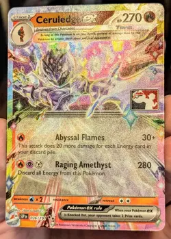 Ceruledge ex 036/191 NM STAMPED Prize Pack Series 7 [Play! Pokemon, Surging SSP] - Image 3
