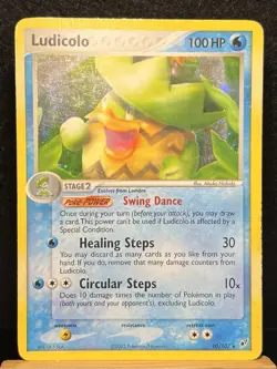 Pokemon - Ludicolo - 10/107 - 2005 EX Deoxys - Holo Rare HP - Image 3
