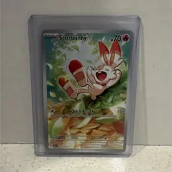 Pokemon Scorbunny 225/217 Full Art Basic 70 HP English ascended Heroes - Image 1