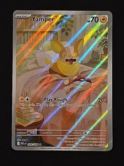 Yamper 99/94 - Phantasmal Flames Illustration Rare Pokemon TCG - NM - Image 1