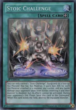 Yugioh Stoic Challenge NUMH-EN055 Super Rare NM - Image 1