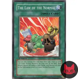 Yugioh The Law of the Normal AST-094 Common 1st Edition LP - Image 1