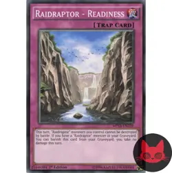 Yugioh Raidraptor - Readiness MP21-EN239 Common 1st Edition NM - Image 1