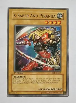 YuGiOh - X-Saber Anu Piranha - 5DS2-EN004 1st Edition - Common - LP - Image 1