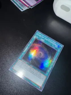 YUGIOH LAW OF THE COSMOS SUPER RARE LED7-EN035 1ST EDITION - Image 3