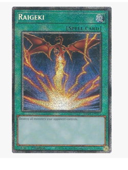 Raigeki - MP25-EN015 - Starlight Rare YuGiOh - Image 1