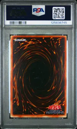 2001 YU-GI-OH! JPN PREM PACK 4 #P402 DARK MAGICIAN PSA 9 - Image 2