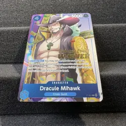 Dracule Mihawk (OP11 Release Event Winner) P-081 One Piece Promotion Cards Foil - Image 4
