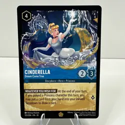 Lorcana Whispers In The Well Cinderella Dream Come True Legendary #155/204 - Image 1