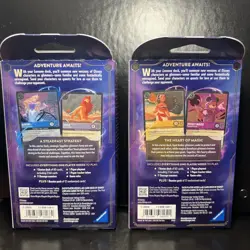 Disney Lorcana TCG The First Chapter Starter Deck Lot of 2 Factory Sealed - Image 2