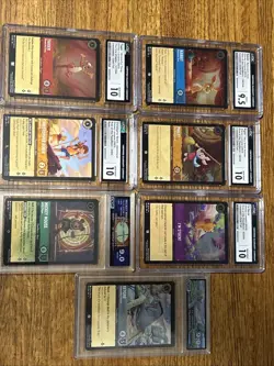 13 Card LOT Lorcana Weiss Schwarz Disney 100 Lycee CGC DGA RAW 9/9.5/10 - Image 2