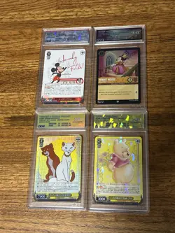 13 Card LOT Lorcana Weiss Schwarz Disney 100 Lycee CGC DGA RAW 9/9.5/10 - Image 3