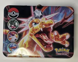Pokemon Charizard lunch box tin Mixed Card Lot - Image 1