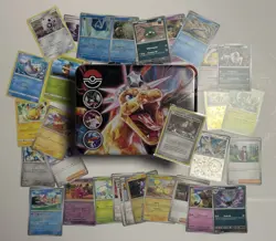 Pokemon Charizard lunch box tin Mixed Card Lot - Image 3