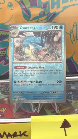 Pokemon Card Gyarados Scarlet & Violet 151 Reverse Holo Rare 130/165 Near Mint - Image 1