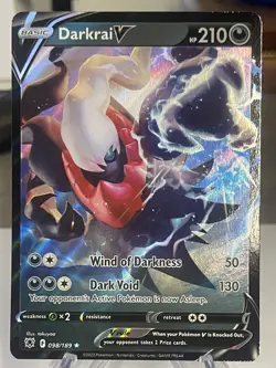 #10 Darkrai V 098/189 Swsh10: Astral Radiance Holo Pokemon card TCG - Image 2