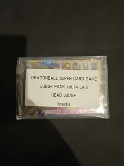 Dragonball Super Card Game Masters Judge Pack Volume 14 Head Judge Sealed Pack - Image 1