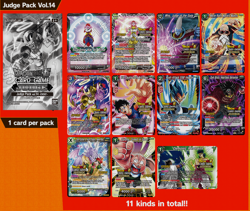 Dragonball Super Card Game Masters Judge Pack Volume 14 Head Judge Sealed Pack - Image 3