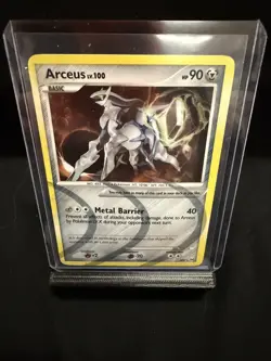 Arceus AR9/9 Holo Rare Card NM/LP+ Condition - Image 1
