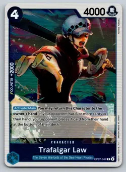 Trafalgar Law OP07-047 One Piece FOIL Card - Image 1