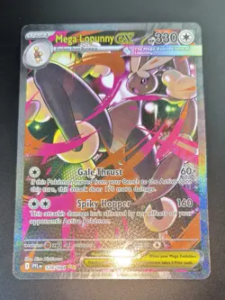 POKEMON Phantasmal Flames MEGA LOPUNNY EX SIR Special Illustration Card 128/094 - Image 1