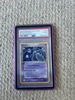 Mewtwo Gold Star 103/110 2006 EX Holon Phantoms Holo Pokemon Card PSA - Image 1